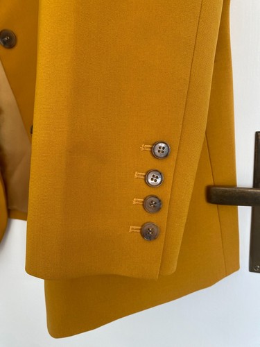 Frankie Shop Bea Blazer, XS, Mustard (New) - Picture 4 of 8