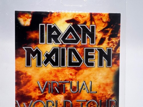 IRON MAIDEN Virtual World Tour '98 VIP Backstage Laminate PERRI Heavy Metal - Picture 3 of 6