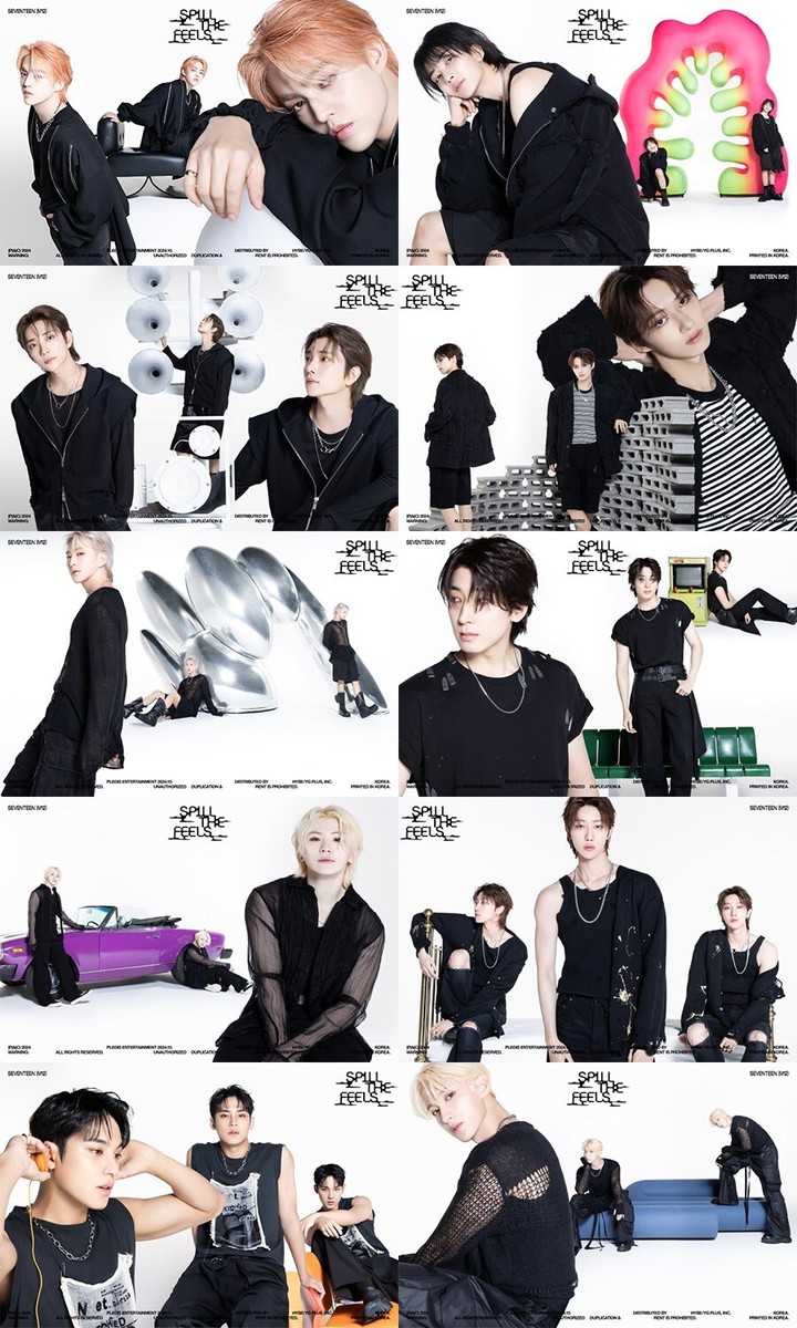 SEVENTEEN SPILL THE FEELS 12th Mini Album KIT 2 Ver SET/2