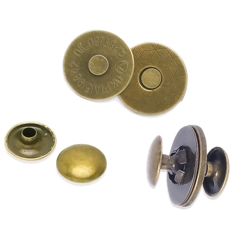 14/18 mm Magnet Druckknopf Laser Cut Verschlüsse Knopf Lederjacke Mäntel Taschen - Bild 32 von 40