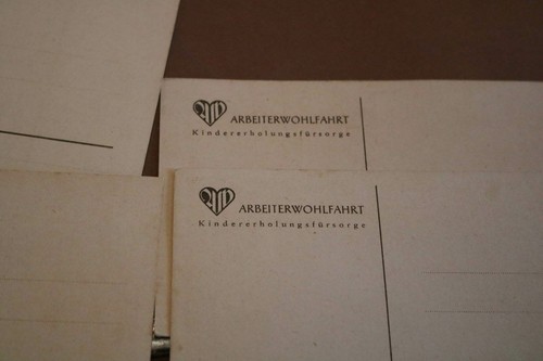 vier tolle alte Karten - Arbeiterwohlfahrt - Kindererholungsfürsorge 20-30er Jah - Picture 3 of 3