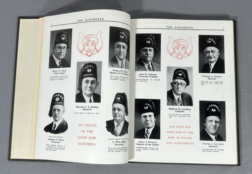 Free Mason Freemasonry Monthly Magazines 1937 Rare ALHAMBRA GROTTO St. Louis, MO - Picture 6 of 16