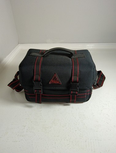 Prisma Black & Red Camera Storage Bag with Shoulder Strap - Picture 2 of 22