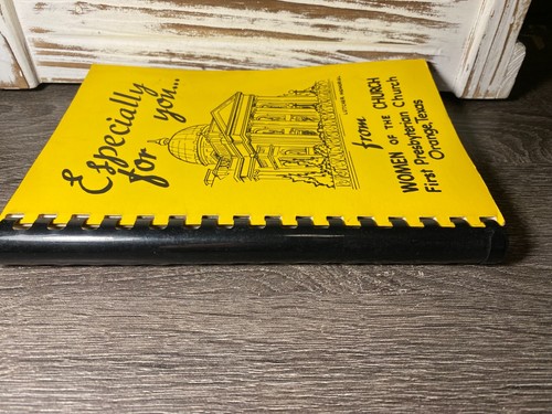Vintage 1978 First Presbyterian Church Orange, TX "Especially for You " Cookbook - Imagen 3 de 6
