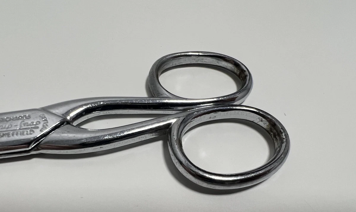 Vintage Richards Frip Frap Scissors Solid Steel Chrome Plated Sheffield |  eBay