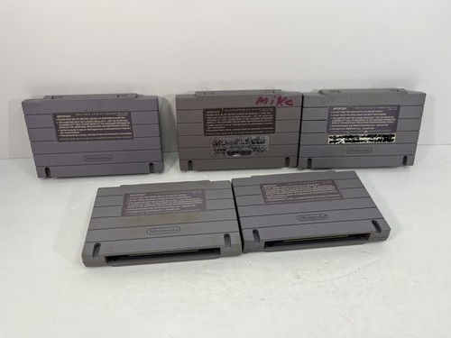 SNES 5 Game Racing Lot Top Gear F-Zero RPM Andretti’s Superbike Super Nintendo - Bild 2 von 8