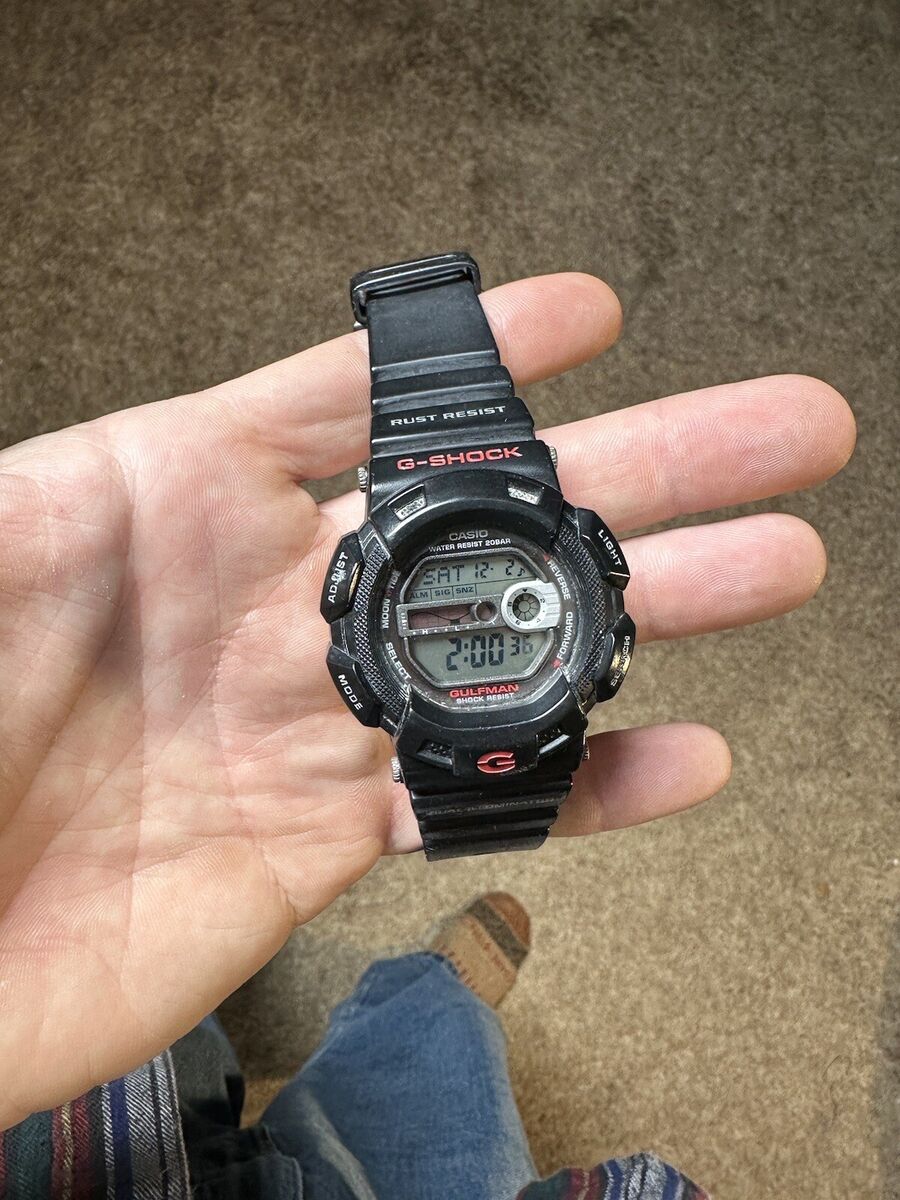 Casio G-Shock G-9100-1 GULFMAN | eBay Casio G-Shock G-9100-1 GULFMAN | eBay
