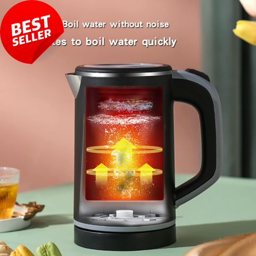 Small Electric Kettle, 0.8L Travel Mini Hot Water Boiler, 304 Stainless Steel - Picture 3 of 12