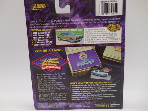 New In Blister Pack 6 Johnny Lightning Limited Camaro Edition 1:64 Diecast cars - Picture 14 of 17