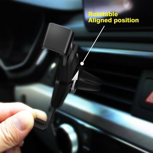 Universal Air Vent Mount Cradle Car Phone Holder For Samsung S25 Apple iPhone 16 - Picture 3 of 11