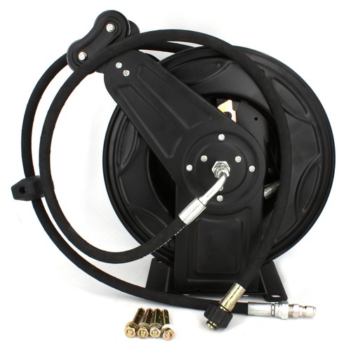 Auto-Retractable Pressure Washer Hose Reel Power Heavy Duty Steel Reel 4060 PSI - Picture 10 of 11
