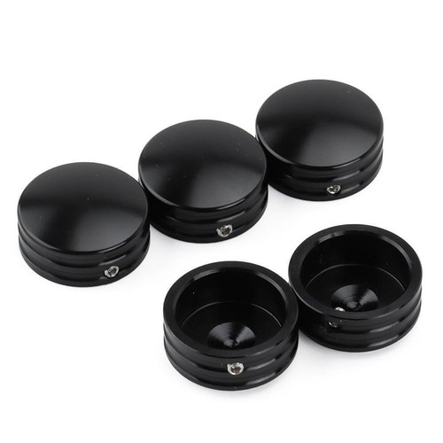 5X For Harley XL 883 1200 Softail For Touring Rear Sprocket Pulley Bolt Cover #F - Picture 8 of 10