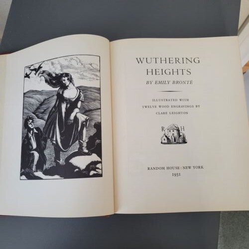 Wuthering Heights by Emily Bronte HC 1931 Clare Leighton Illustrator - Bild 4 von 16