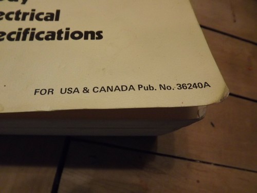 1985 TOYOTA COROLLA FF OEM Shop Service Manual Front Wheel Drive 36240A V. Good - Bild 4 von 12