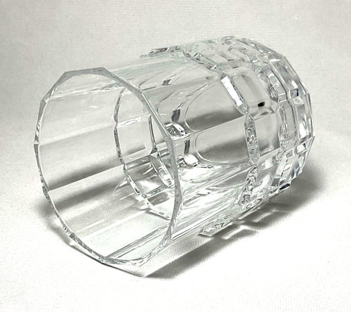 CRISTAL D'ARQUES ~ Set (4) Early 10 Oz. Clear OLD FASHIONED GLASSES (Moondance) - Picture 3 of 6