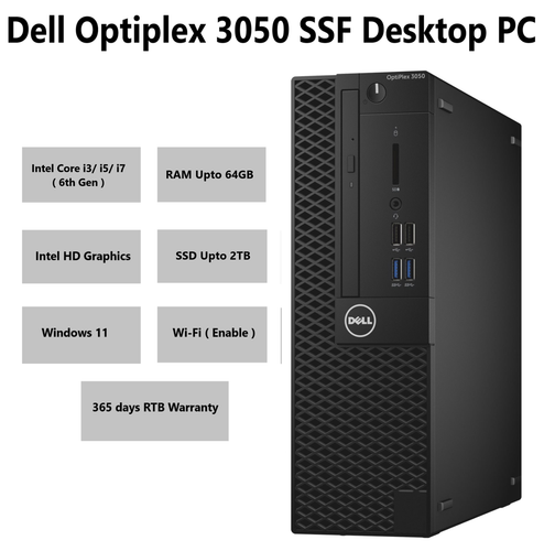 DELL Desktop PC Intel QUAD Core i7 64GB RAM 2TB SSD Windows 11 Pro SFF Computer - Picture 11 of 12