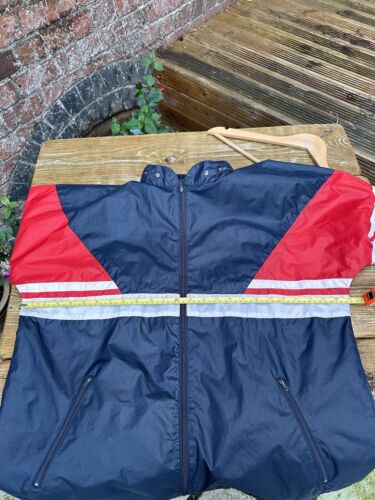 Vintage Adidas Jacket Large GB 6’1” Foldaway Hood flaw* - Picture 6 of 6