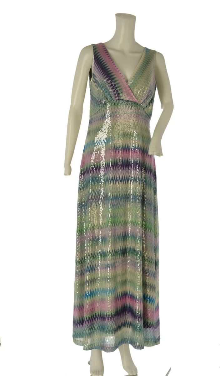 Maxi Abito Lungo Canotta Donna, Schiena Racer, Jersey Elasticizzato Tinta Unita - Taglie 8-26