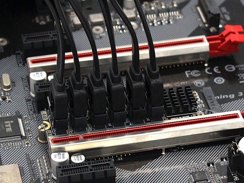 M.2 to SATA3.0 Adapter Card, M EKY M.2 NVMe PCIE3.0 to SATA Adapter, ASM1166 6Gb - Picture 2 of 7
