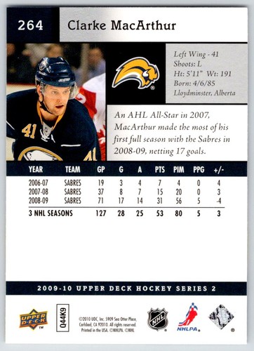2009-10 Upper Deck SERIES 2 UD NHL cartes de hockey (251 - 449 ) - U-Pick from list - Photo 29 sur 391
