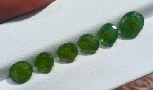 10.60 Carat Natural Cut Demantoid Green Garnet Loose Gemstone From Pakistan - Picture 5 of 11