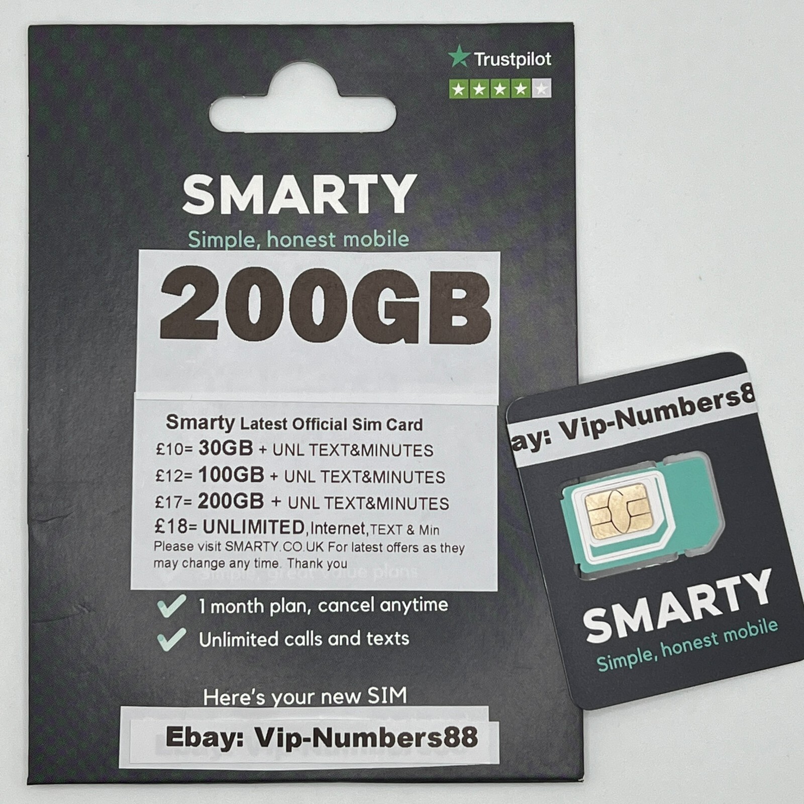200gb sim only plan Clearance