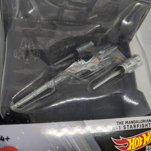 Hot Wheels Star Wars The Mandalorians's N-1 Starfighter Starships Select + Stand - Picture 3 of 7