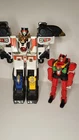 “Vintage 1994 Bandai Thunder Megazord White Tigerzord Mini Figures And Crystals
