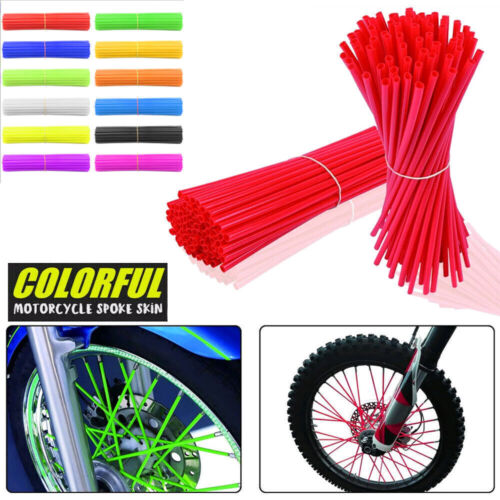 36 Piezas Cubierta Protectora Cubierta Radios Llanta Motocicleta Bicicleta Accesorios Para 17cm - Imagen 3 de 23