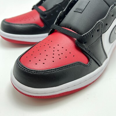 Air Jordan 1 Low Bred Toe 2.0 Men's Shoes 553558-161 Men's
