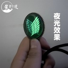 Attack on Titan Necklace Pendant Cosplay Anime Pendant Jewelry Cosplay Gift