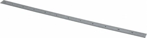 Mitutoyo 12" Long, 1/100, 1/64, 1/32, 1/10" Graduation, Flexible Stainless St...