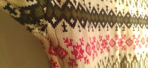 Vintage Unisex Size M SEARS Sportswear Virgin Worsted Wool Sweater Chest 38" - Picture 7 of 12