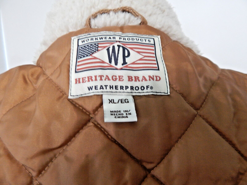Workwear Products Heritage Brand wetterfeste Weste Herren XL Harvest hellbraun neu mit Etikett - Bild 10 von 14