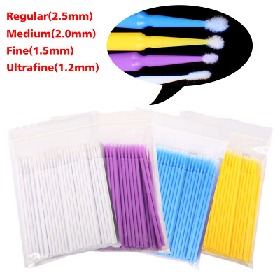 #ad Micro Brushes Applicators Microbrush Dental Regular Fine Super Fine USA $29.99