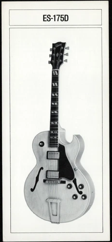 1981 Gibson ES-175D promo sheet case candy