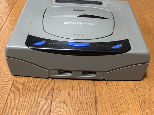 Consola Sega Saturn Gris HST-0004 con CAJA cables de Japón - Imagen 6 de 15