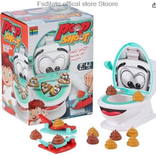 Funny Poop Toilet Shooting Game – Prank Catapult Tabletop Toy for Kids & Adults - Picture 21 of 24