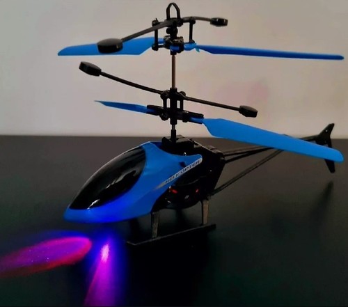 Remote Control RC Helicopter Induction Hand Flying Drone Toy For Kids Adult - Picture 2 of 3