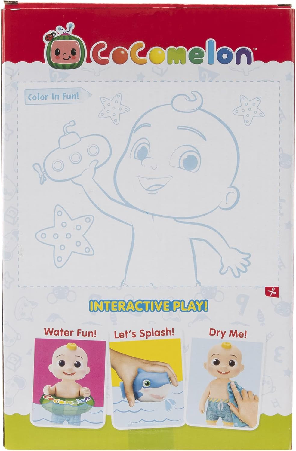 - Splish Splash JJ Doll- with Shark Bath Squirter and Water Accessories Water...