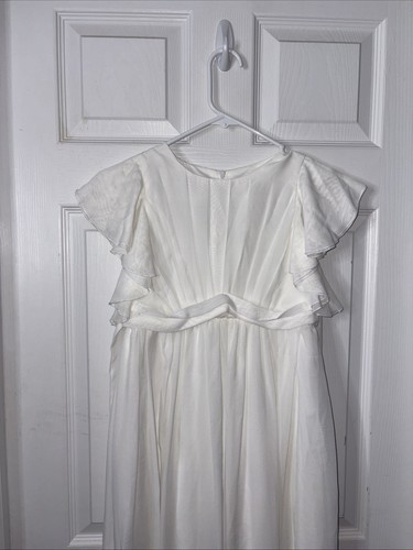 Kids Girls size 12 Chiffon Bridesmaid Dress Wedding Party Long Dress Prom Gown - Picture 2 of 4