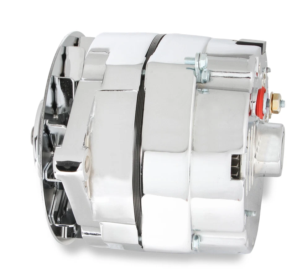 Alternador de 1 cable Mr. Gasket 51203CG - 140 amperios - acabado cromado Foto 4 de 4