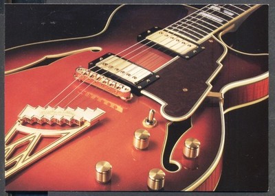 Promo Postkarte für D'ANGELICO Guitars of America. Kostenloser Versand UK