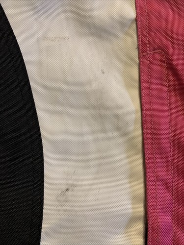 Joe Rocket Women's Pink Black White Motorcycle Jacket Size XL NO INNER LINER - Foto 7 di 8