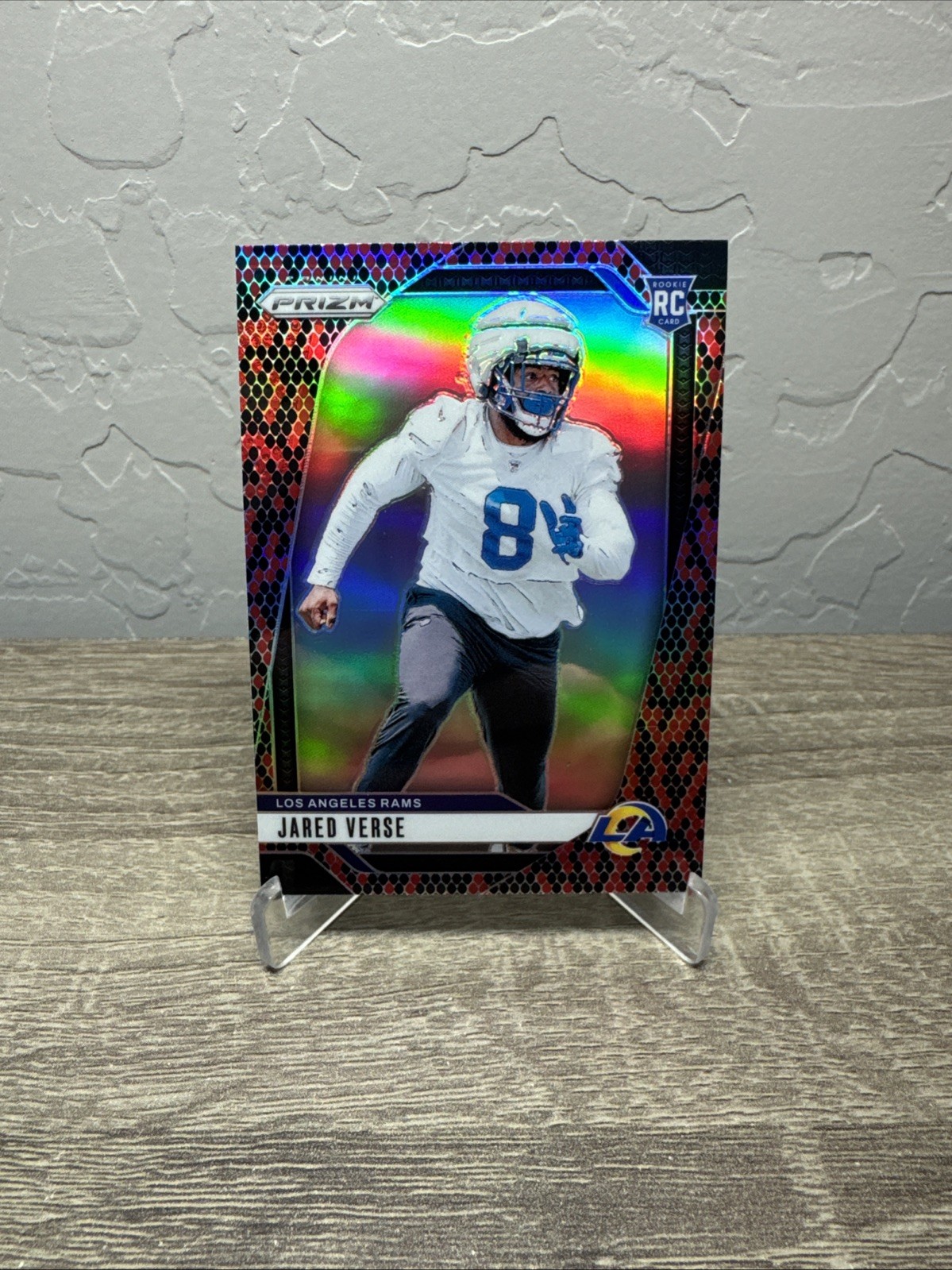 2024 Panini Prizm Jared Verse Snakeskin Rookie RC SSP #341 Los Angeles Rams