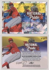 2021 Leaf Metal Draft National Pride Silver Crystals Alejandro Hidalgo Auto
