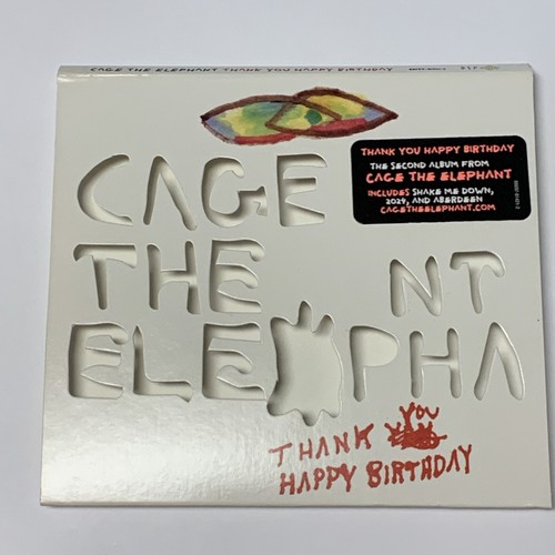Cage The Elephant Thank You Happy Birthday CD Promo Hype Sticker - Picture 5 of 10