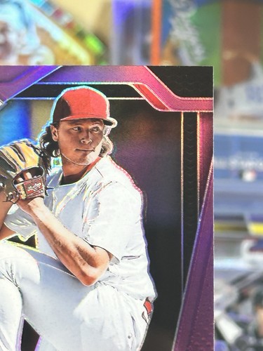 2025 PANINI PRIZM BASEBALL PURPLE Tekoah Roby ST. LOUIS /149 Cardinals - Picture 3 of 11