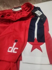NIKE Authentic NBA KIDS Shorts Size XL 18-20 Washington Wizards Pro Team...