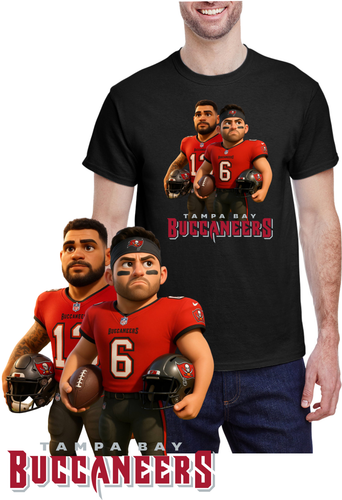 New With Tags/ Tampa Bay Buccaneers T-Shirt / TriDri Performance Shirt - Picture 4 of 10